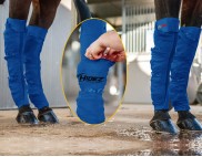 EQUINE SEAMLESS ICE COMPRESSION SOCK BLUE