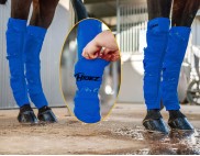 EQUINE SEAMLESS ICE COMPRESSION SOCK BLUE