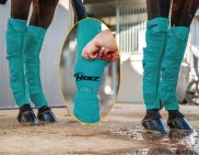 EQUINE SEAMLESS ICE COMPRESSION SOCK TURQUOISE