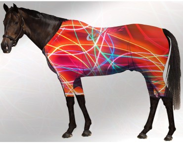 EQUINE ACTIVE  SUIT PRINTED NEON LIGHTS