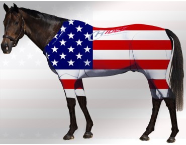EQUINE ACTIVE  SUIT PRINTED USA STARS & STRIPES