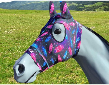 BLACK BEADS AND FEATHERS