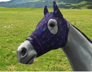 FEATHERS PURPLE BLACK