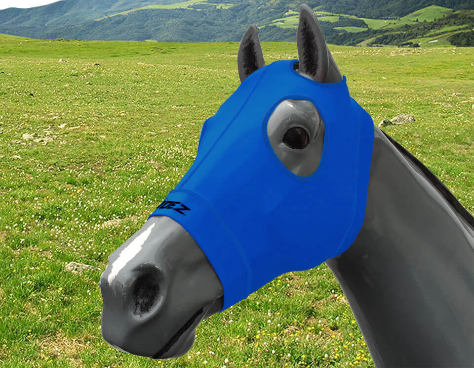 EQUINE COMPRESSION HOOD BLUE