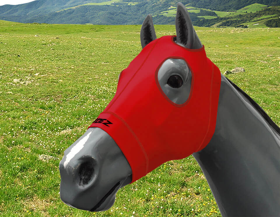 EQUINE COMPRESSION HOOD RED