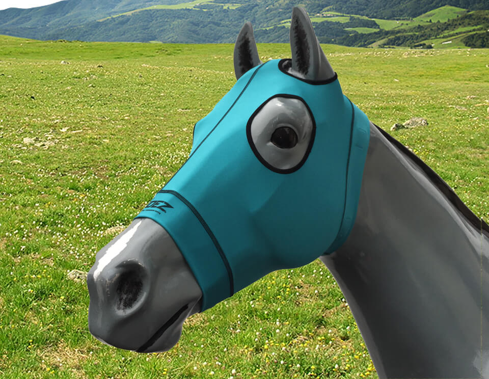 EQUINE COMPRESSION HOOD TURQUOISE