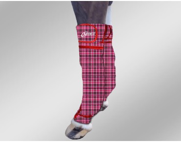 EQUINE ICE COMPRESSION SOCK PRINTED TARTAN PINK EQUINE ICE COMPRESSION SOCK PRINTED TARTAN PINK