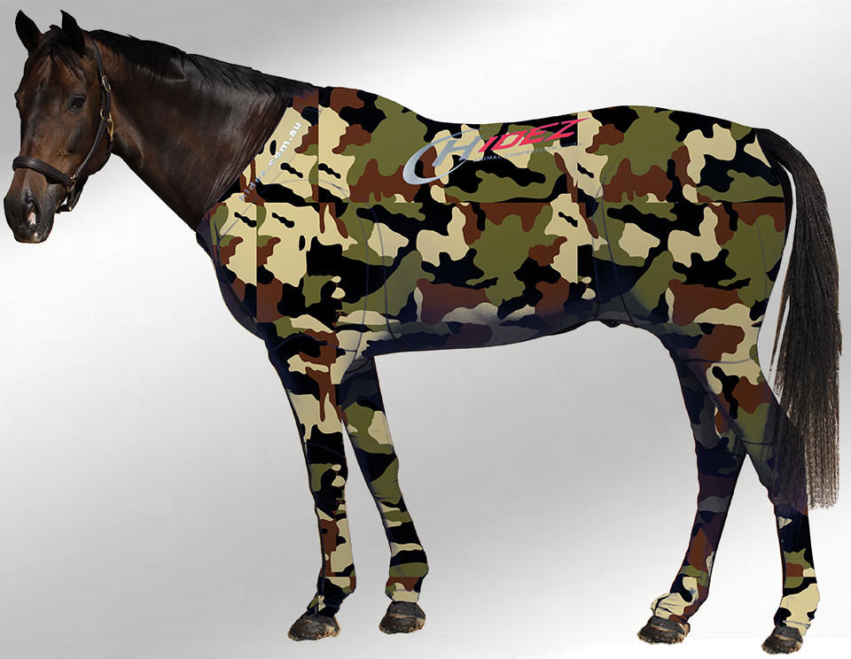 EQUINE SUIT PRINTED CAMO ARMY