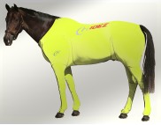 EQUINE SUIT PRINTED FLURO YELLOW 