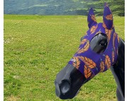 PURPLE  ORANGE FEATHERS